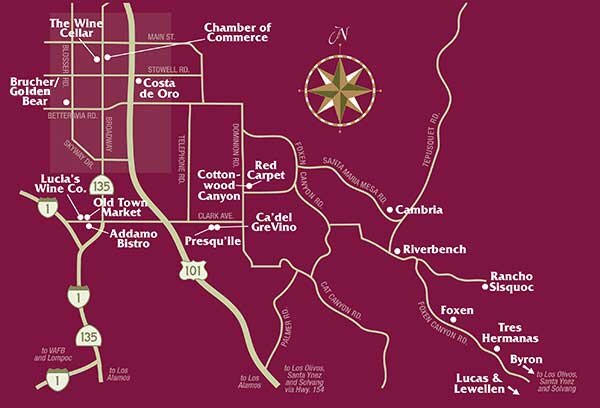 wine trail map